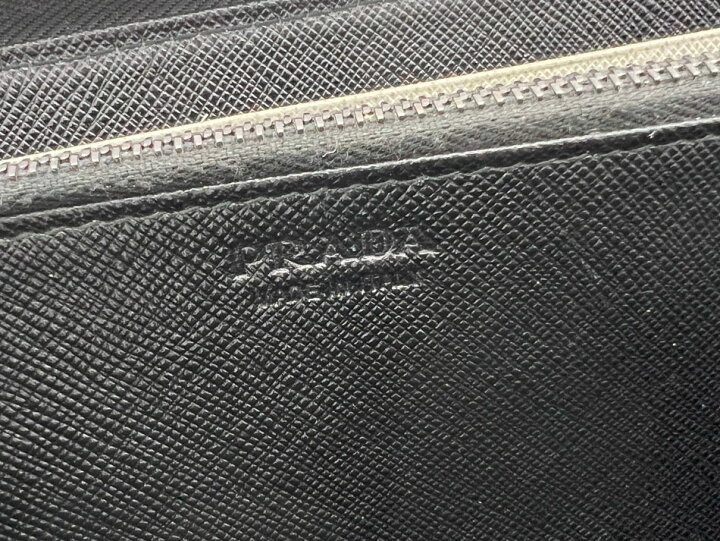 楽天市場】PRADA プラダ ラウンドファスナー財布 長財布 SAFFIANO  