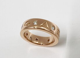 BVLGARI ブルガリ ローマンソルベ 7Pダイヤ リング 指輪 750 PG K18 ピンクゴールド サイズ：46 6号 AN858005 鑑定書 新品仕上げ【中古】