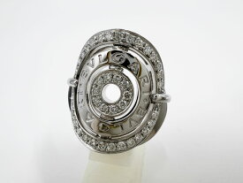 BVLGARI ブルガリ アストラーレ チェルキ リング 指輪 K18 ホワイトゴールド ダイヤモンド 750 WG 12号 新品仕上げ済み【中古】