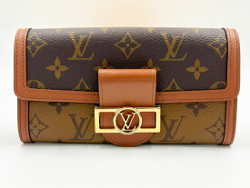LOUIS VUITTON ルイヴィトン モノグラム リバース ポルトフォイユ・サラ ドーフィーヌ 2つ折り 長財布 M46645 超美品 【中古】