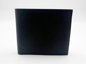 HERMES エルメス MC2 コペルニクス コンパクト 札入れ 2つ折り 財布 ブラック エプソン レザー W刻印 未使用品【中古】