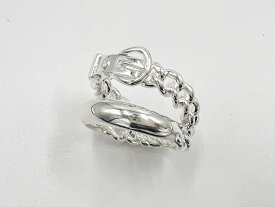 HERMES エルメス ブークレ セリエ GM インフレキシブル リング 指輪 Ag925 SV シルバー ＃61 2025年12月購入品 新品同様【中古】