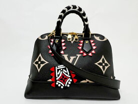 LOUIS VUITTON ルイヴィトン モノグラム アンプラント ジャイアント LVクラフティ アルマPM ハンドバッグ ショルダーバッグ M45380 超美品 【中古】