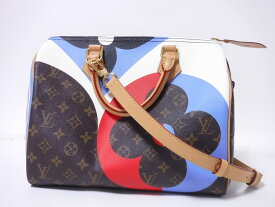 LOUIS VUITTON ルイヴィトン モノグラム スピーディ・バンドリエール30 ストラップ ボストンバッグ ショルダーバッグ トランプ M57451 美品【中古】