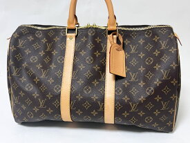 LOUIS VUITTON ルイヴィトン モノグラム キーポル45 ボストンバッグ 旅行バッグ M41428 超美品【中古】