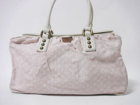 LOUIS VUITTON ルイヴィトン ミニラン トラペーズGM ハンドバッグ ローズ ピンク M40064【中古】