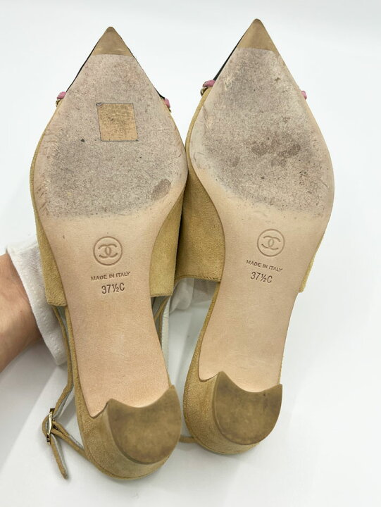 楽天市場】CHANEL シャネル レディース パンプス 靴 slingbacks 