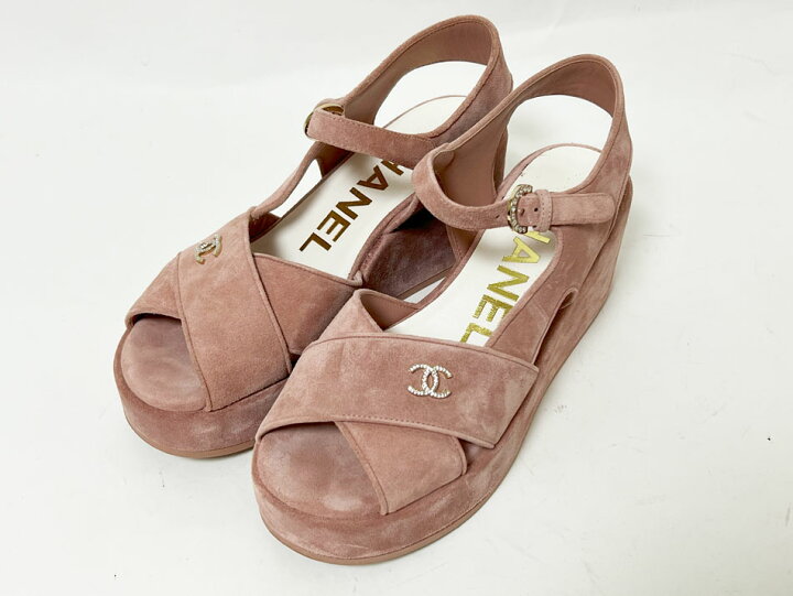 楽天市場】CHANEL シャネル レディース 厚底 サンダル 靴 シューズ  