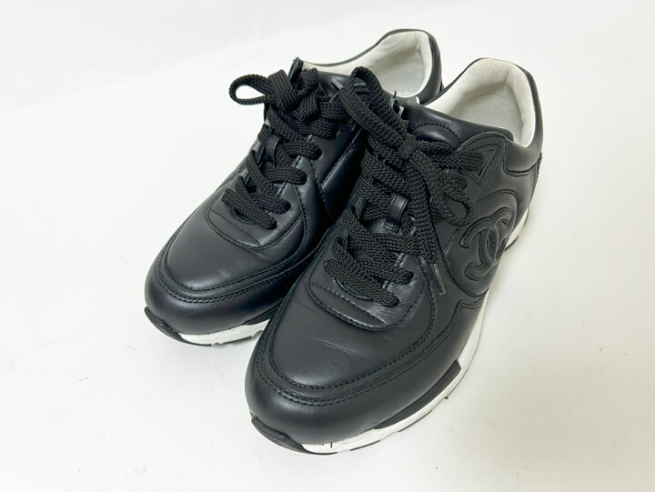 楽天市場】CHANEL シャネル レディース スニーカー 靴 シューズ カーフ  