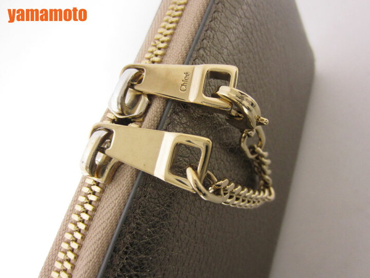 楽天市場】Chloe クロエ ラウンドファスナー財布 ベイリー 長財布 