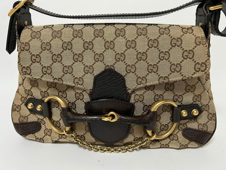 楽天市場】GUCCI グッチ ワンショルダーバッグ ホースビット GG 
