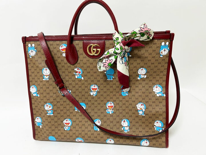 楽天市場】GUCCI グッチ ドラえもんコラボ 2WAY トートバッグ 