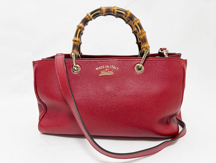 楽天市場】GUCCI グッチ バンブー ショッパー ミディアム トートバッグ 