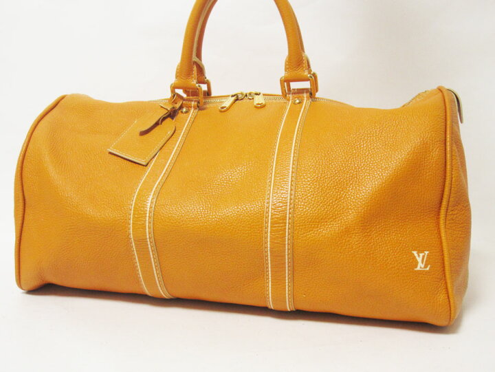 楽天市場】LOUIS VUITTON ルイヴィトン トバコ キーポル50 旅行バッグ 