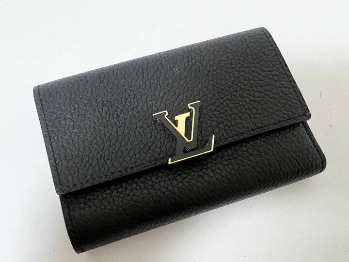 楽天市場】LOUIS VUITTON ルイヴィトン トリヨンレザー ポルトフォイユ  