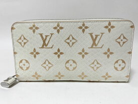 LOUIS VUITTON ルイヴィトン パイソン ジッピーウォレット ラテ ホワイト ゴールド ファスナー長財布 エキゾチックレザー ヘビ革 カデナ チャーム N97773 新品【中古】