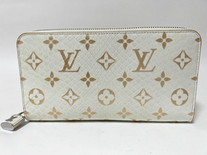 楽天市場】LOUIS VUITTON ルイヴィトン パイソン ジッピーウォレット 