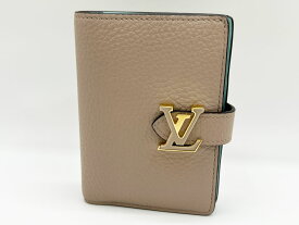 LOUIS VUITTON ルイヴィトン トリヨンレザー ヴェルティカル ウォレット コンパクト 2つ折り 財布 ガレ M82198 美品【中古】