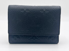 LOUIS VUITTON ルイヴィトン トリヨンレザー ポルトフォイユ・パイロット 3つ折り 財布 ノワール M82556 美品【中古】
