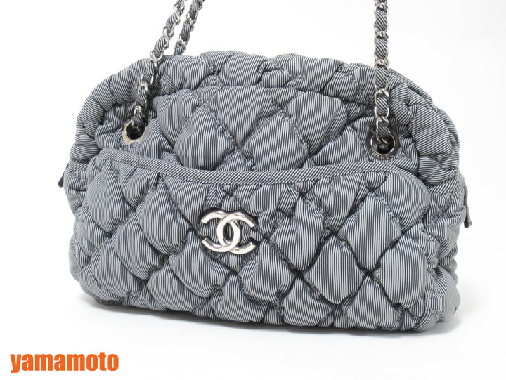 楽天市場】CHANEL シャネル バブルキルト チェーンショルダーバッグ  