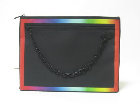 LOUIS VUITTON ルイヴィトン タイガ レインボー ポシェット・A4 クラッチバッグ セカンドバッグ ヴァージルアブロー M30347 未使用品【中古】