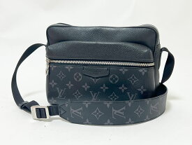 LOUIS VUITTON ルイヴィトン タイガ モノグラム エクリプス アウトドア・メッセンジャーPM ショルダーバッグ 斜め掛け メンズ ノワール M30233 美品【中古】