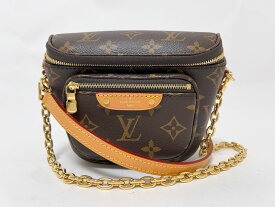 LOUIS VUITTON ルイヴィトン モノグラム ミニ バムバッグ ボディバッグ ショルダーバッグ 2WAY チェーン M82335 未使用品 【中古】