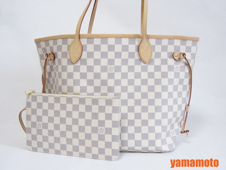 楽天市場】LOUIS VUITTON ルイヴィトン ダミエアズール ネヴァーフルMM 