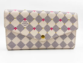 LOUIS VUITTON ルイヴィトン ダミエ アズール ポルトフォイユサラ スタッズ 長財布 2つ折り M45296 【中古】