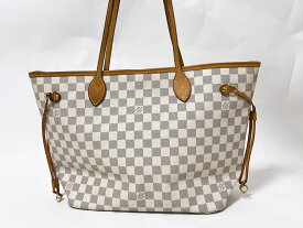 LOUIS VUITTON ルイヴィトン ダミエアズール ネヴァーフルMM 旧型 ショルダーバッグ トートバッグ N51107【中古】