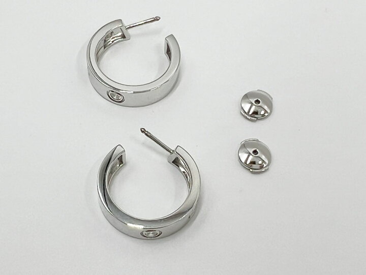 楽天市場】Cartier カルティエ ラブピアス ピアス フルダイヤ 6Pダイヤ  