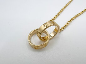 Cartier カルティエ ベビーラブ ネックレス 750 K18 YG イエローゴールド SNOE刻印 新品仕上げ【中古】