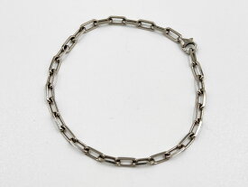 Cartier カルティエ サントス ドゥ カルティエ ブレスレット チェーン スモールモデル ブレス 750 K18 ホワイトゴールド ロジウム加工なし B6090500 美品【中古】