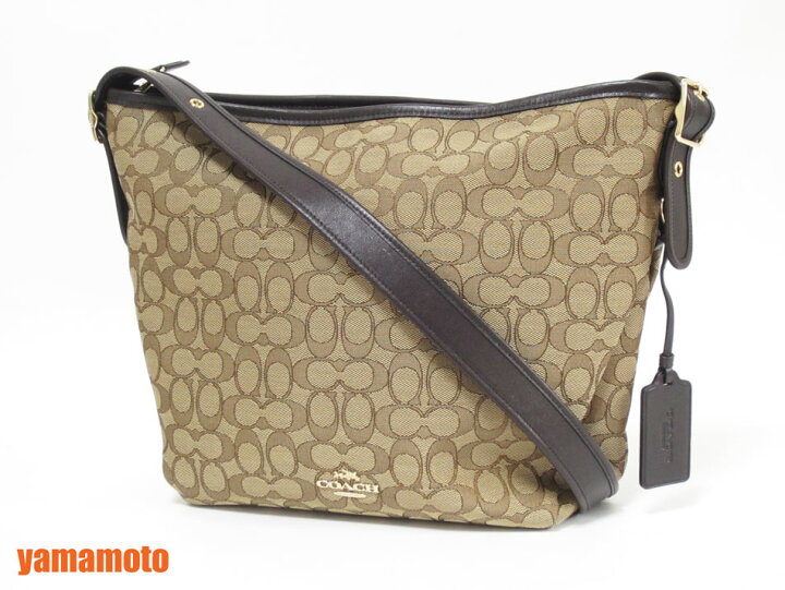 楽天市場】COACH コーチ デュッフレット シグネチャー ジャガード 