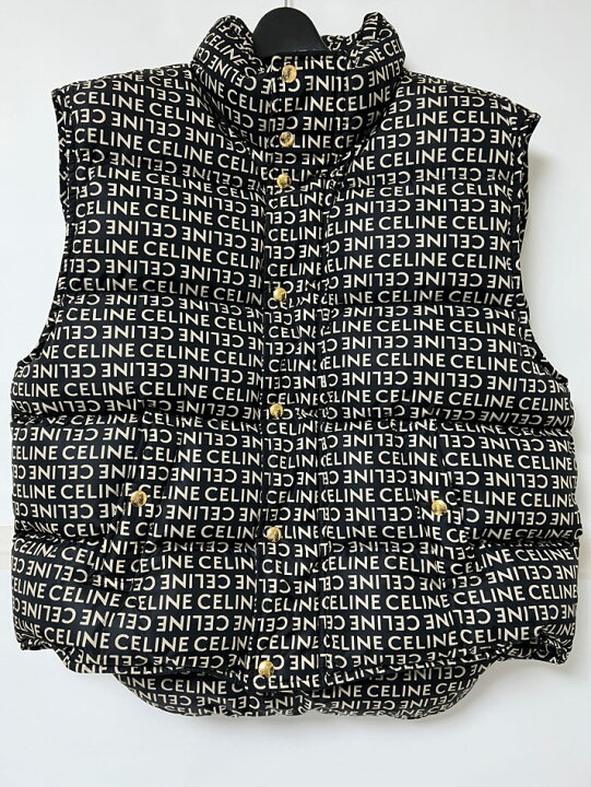 楽天市場】CELINE セリーヌ レディース ダウンベスト ノースリーブ  