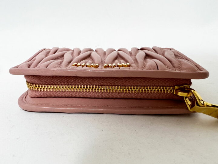楽天市場】miu miu ミュウミュウ ファスナー 財布 コインケース  