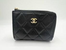 CHANEL シャネル マトラッセ グレインドカーフスキン 3つ折り財布 クラシック スモール ウォレット キャビアスキン ゴールド金具 ボルドー ランダム AP3177 超美品 【中古】