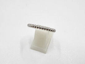 Van Cleef&Arpels VCA ヴァンクリーフ&アーペル ペルレ ゴールドパール リング スモールモデル 指輪 ホワイトゴールド 2.3g #50 750 K18 VCARPJME 2025年9月購入 美品【中古】
