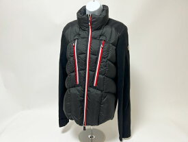 MONCLER モンクレール ダウンジャケット メンズ ブルゾン MAGLIONE TRICOT CARDIGAN ブラック ニット Mサイズ 【中古】