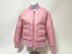 MONCLER モンクレール JUCAR GIUBBOTTO BOMBER ボンバージャケット レディース ダウンジャケット アウター ピンク サイズ:1 美品【中古】