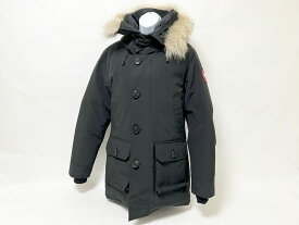 CANADA GOOSE カナダグース ダウンジャケット BROOKFIELD PARKA ブルックフィールド パーカー メンズ ブラック サイズ：S フード ファー 2300JM R 美品【中古】