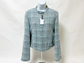 マディソンブルー MADISONBLUE レディース ジャケット JACKET ツイード ブルー サイズ：01 MB241-1005 美品【中古】