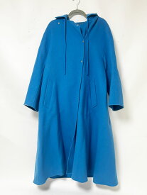 ebure エブール Ron Herman ロンハーマン レディース フーテッド ロングコート ブルー サイズ：36 【中古】