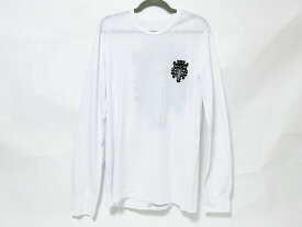 Chrome Hearts クロムハーツ ロングTシャツ ダガー ワッフル THERMAL サーマル ロングスリーブ 長袖カットソー ホワイト コットン ポリエステル XXLサイズ 超美品【中古】