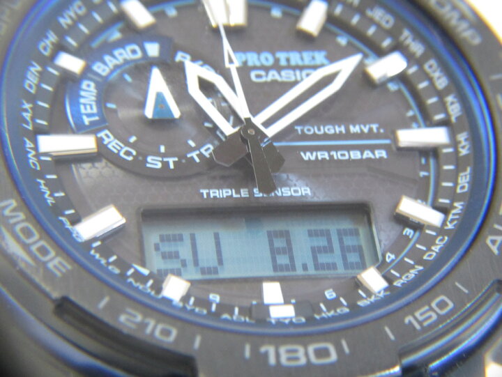 楽天市場】CASIO カシオ PROTREK プロトレック トリプルセンサー タフ  