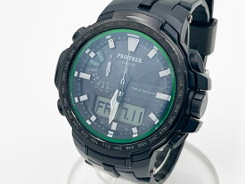 CASIO カシオ PROTREK プロトレック トリプルセンサー タフソーラー 電波 腕時計 メンズウォッチ PRW-S6100Y-1JF【中古】