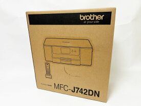 brother ブラザー インクジェット複合機 プリンター A4 FAX 電話 子機1台 MFC-J742DN 新品【中古】