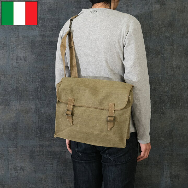楽天市場】イタリア軍 MM キャンバス ショルダーバッグ デッドストック 