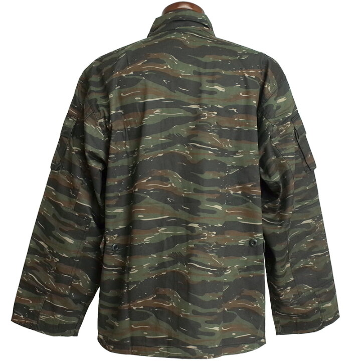 楽天市場】米軍タイプ BDUジャケット タイガーカモ #JB005YN メンズ 