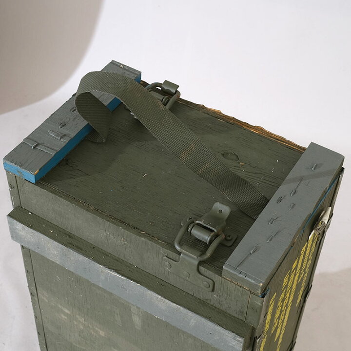 楽天市場】イタリア軍 81mm 迫撃砲弾 ウッドボックス 67×33×26cm USED 
